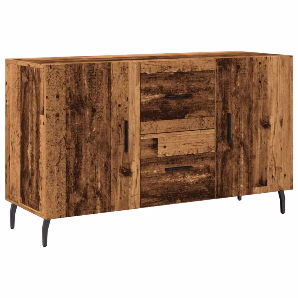 Berkfield Home Rustic Brown Wood Sideboard, W/D/H: 100 x 36 x 60 cm – 2