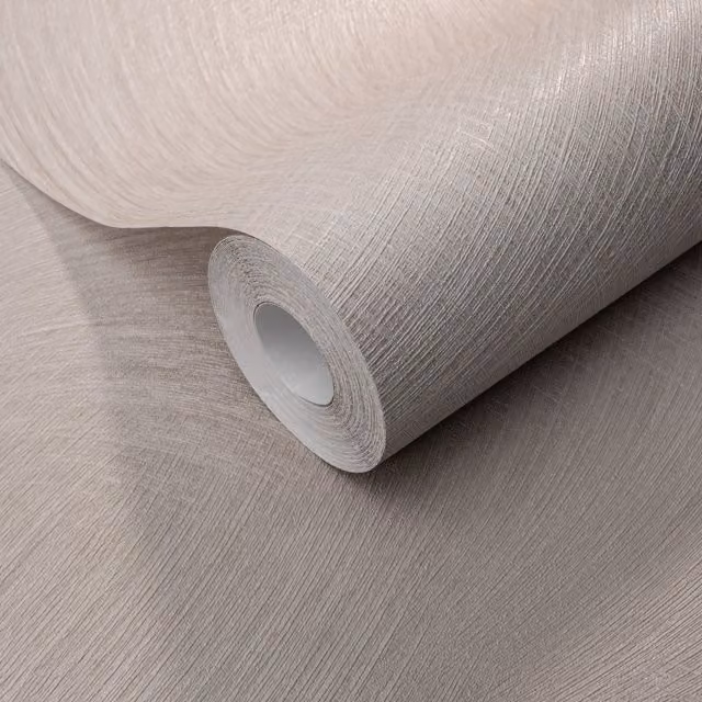 Erismann Swirl Metallic Abstract Vinyl Wallpaper in Taupe, Beige and Gold
