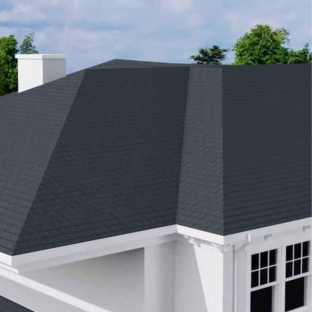 Lifeideas Set of 18 Black Asphalt Roofing Shingles