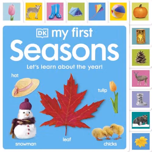 DK My First Seasons: Let's Learn About the Year Multicolour Tabbed Board Book