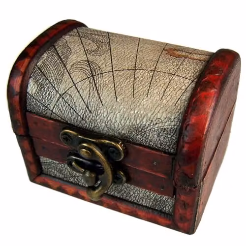 KDMD Atlas Design Multicolour Wooden Colonial Box