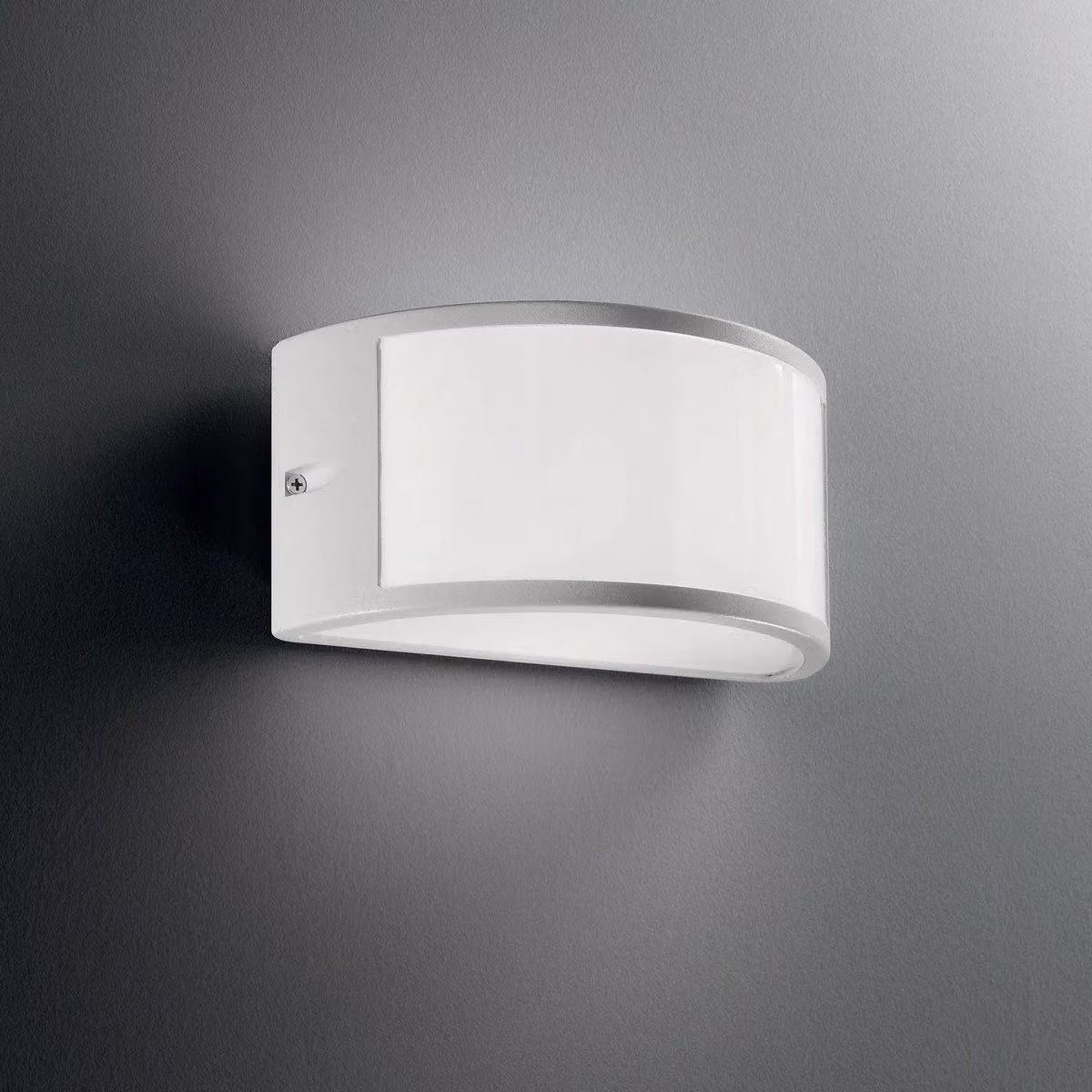 Netlighting Rex 1 Modern Up and Down Outdoor Wall Light, White, IP44, E27 – 2