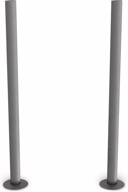 UK Radiators Talus Radiator Wall Stay in Natural Pewter, 304mm