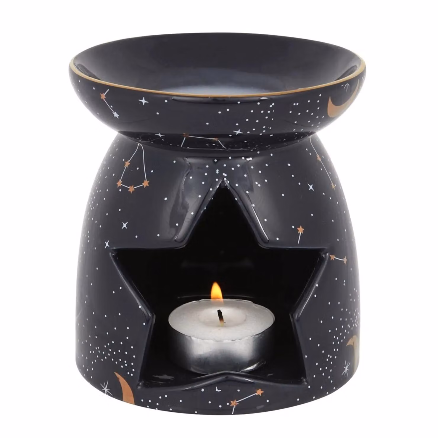 Something Different Constellation Porcelain Oil Burner in Purple – 2