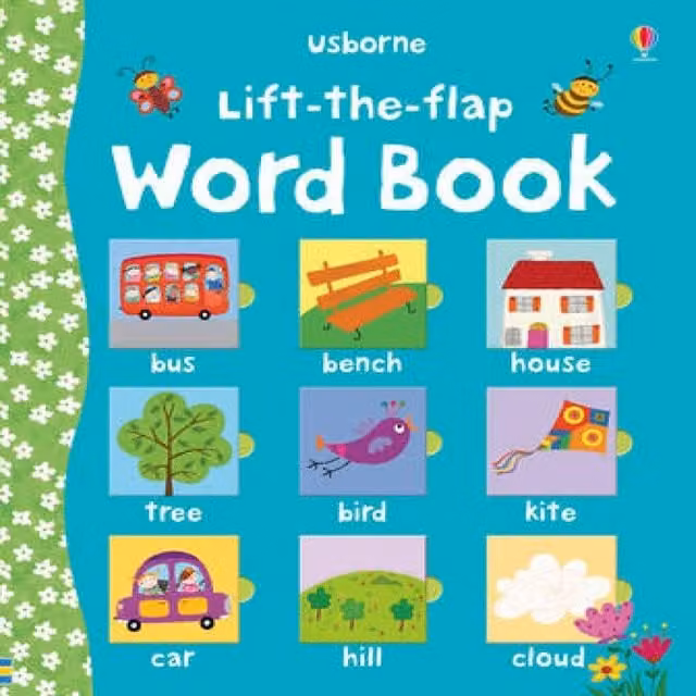 Felicity Brooks Lift-the-Flap Word Book Multicolour Board Book