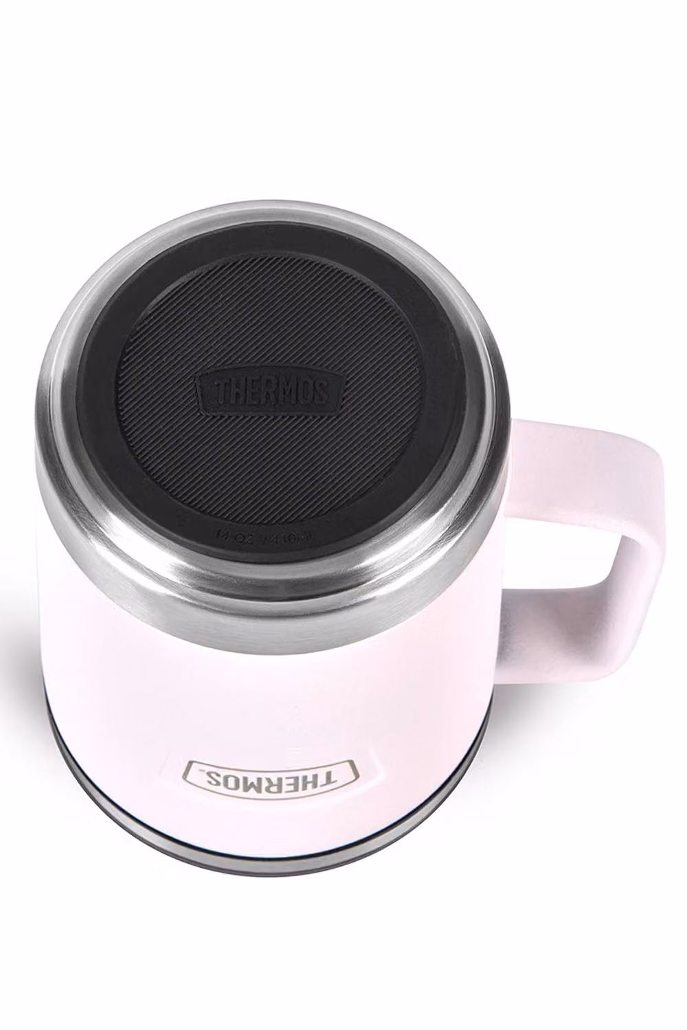 Thermos Icon Series Double Walled Stainless Steel Desk Mug with Lid, 410ml, Pink – 2