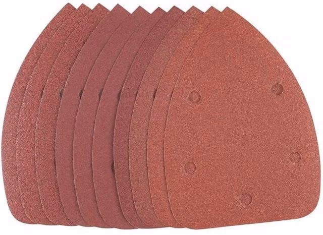 IRWIN Orbital Sander Sheet Set, 10-Piece, Red – 1
