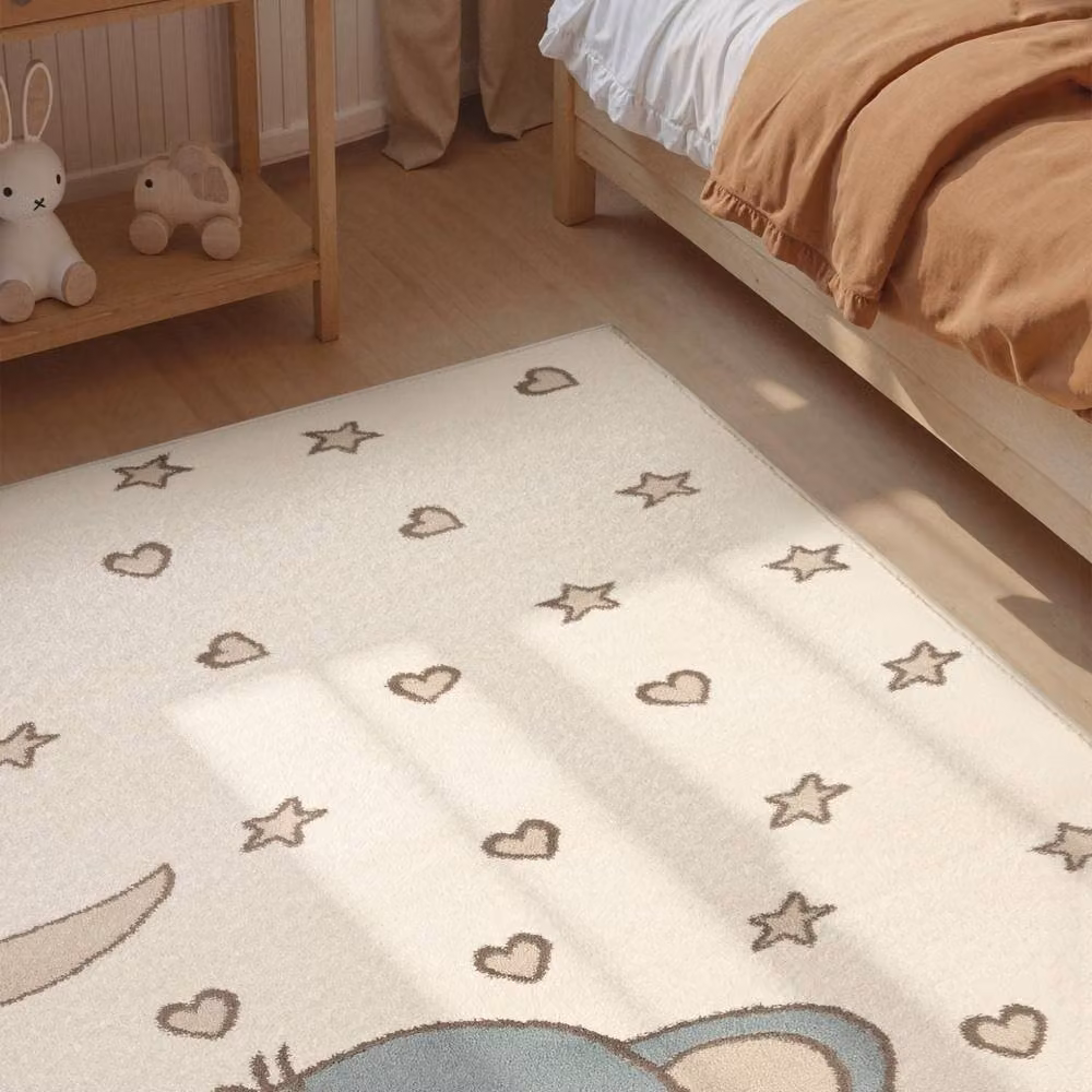 THE RUGS Adventures Kids Little Ellie Rug, Cream and Multicolour, W: 120 cm, D: 170 cm – 2