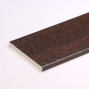 Freefoam Rosewood Soffit Board, Brown, H: 22.5 cm, L: 5 m