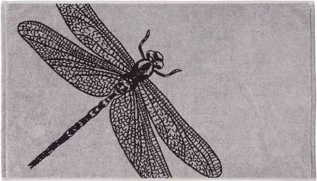 Ted Baker Dragonfly Cotton Bath Mat in Grey