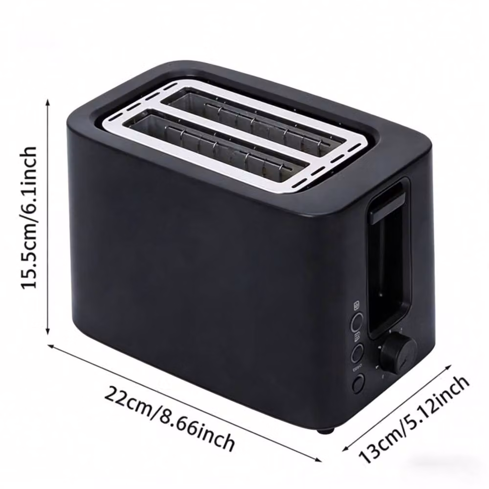 Havendro Extra Wide Slot Variable Browning Defrost and Reheat Toaster in Black – 2