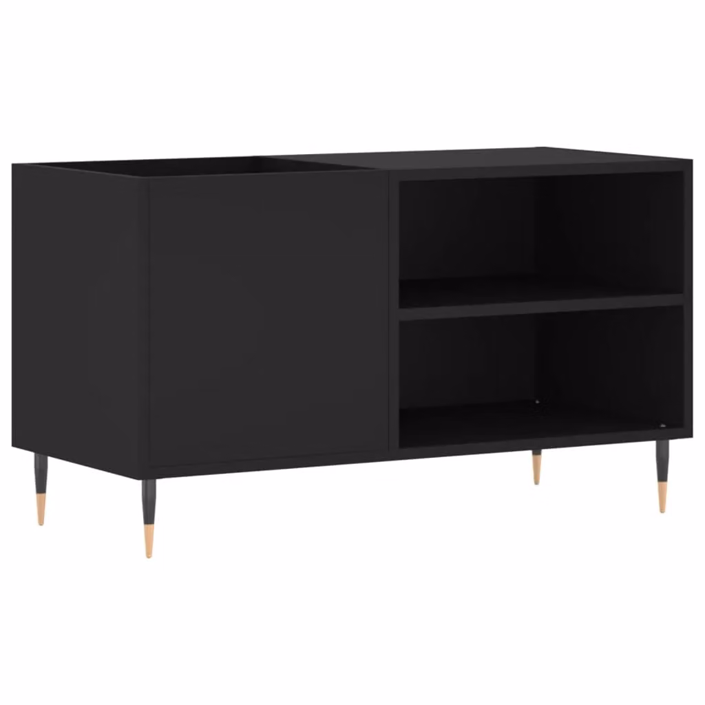 Berkfield Home Black Industrial Record Cabinet W: 85 cm, D: 38 cm, H: 48 cm – 2