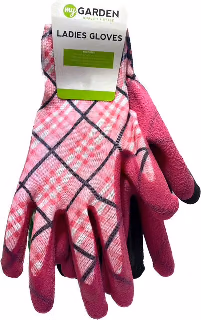 My Garden Ladies Gloves, Pack of 3, Pink and Multicolour