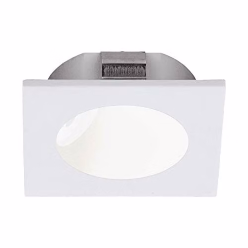 Loops White Cast Aluminium Recessed LED Wall and Ceiling Flush Downlight