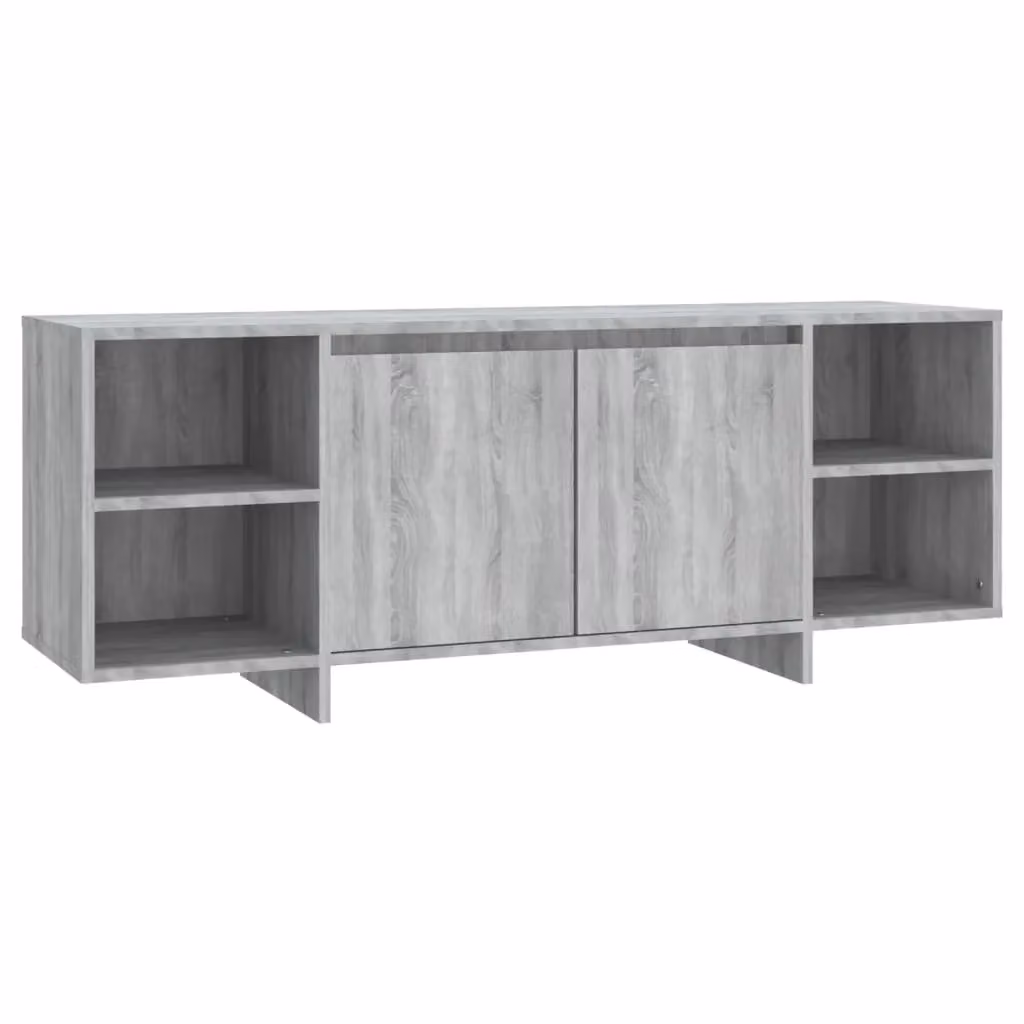 Berkfield Home Grey Sonoma TV Cabinet in Engineered Wood W/D/H: 130 x 35 x 50 cm – 2