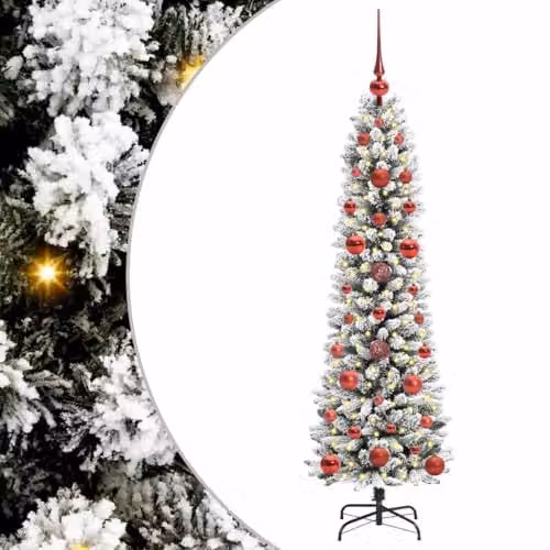 vidaXL Artificial White Christmas Tree, Height: 120 cm – 1