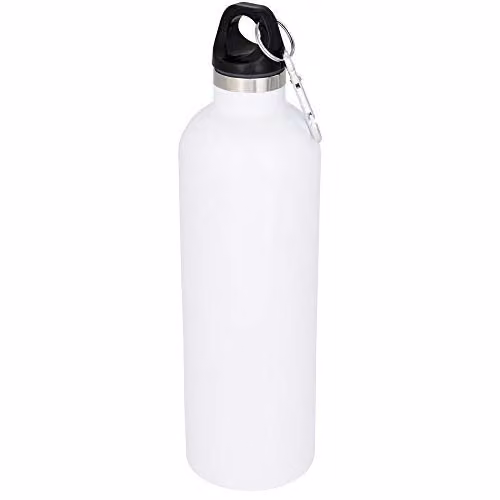 Bullet Atlantic Vacuum Insulated Stainless Steel Screw Bottle, White, 530 ml