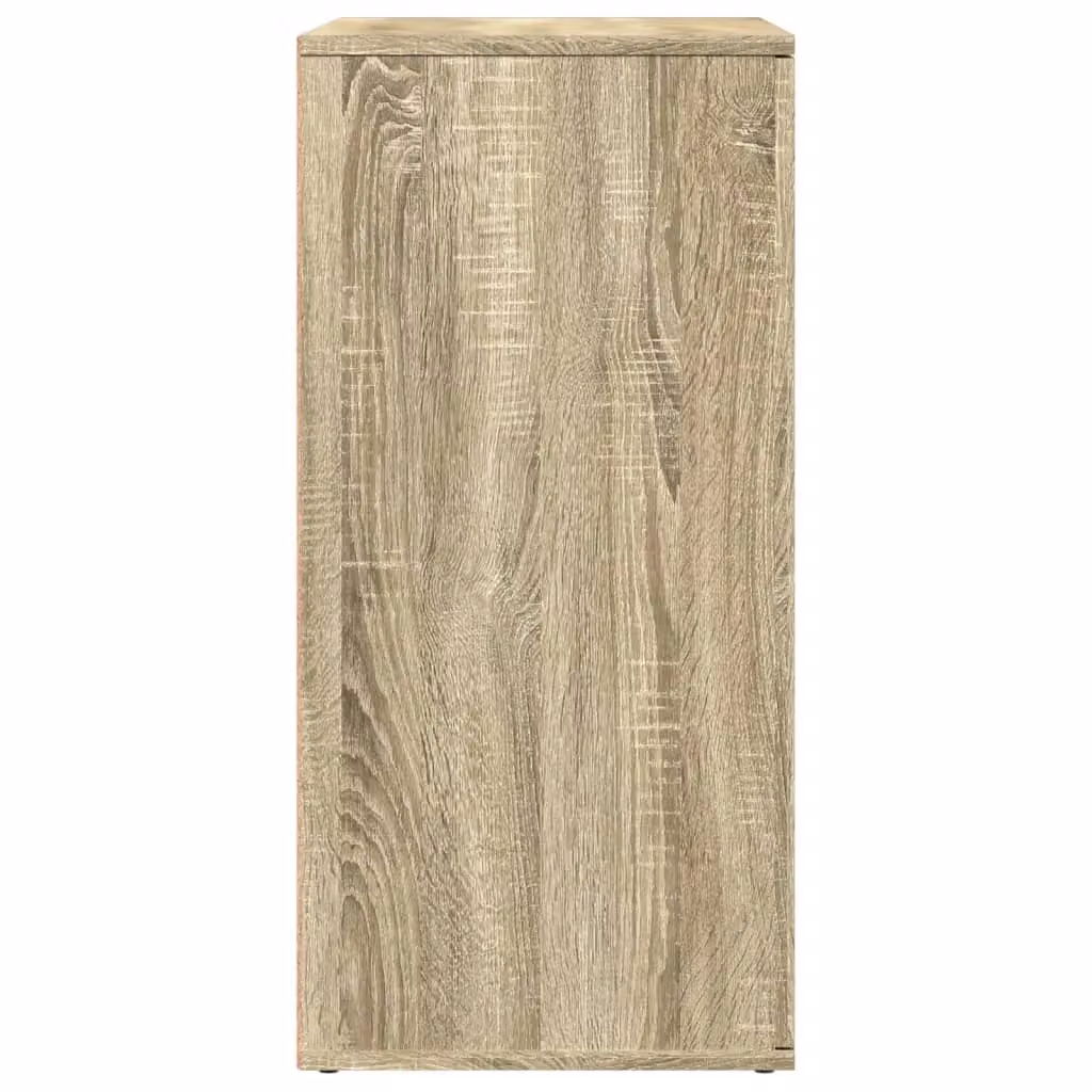 Berkfield Home Set of 2 Sonoma Oak Sideboards in Brown, W/D/H: 79 x 38 x 80 cm – 2