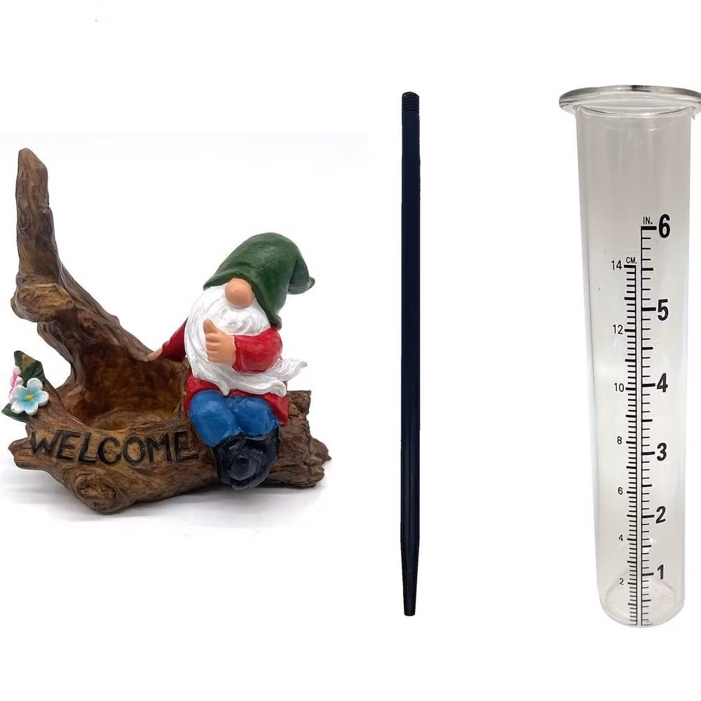 Quipulse Goblin Rain Gauge Garden Plug-in in Multicolour – 3