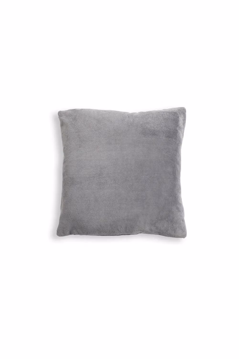 BHS Grey Microfleece Square Cushion, W/D/H: 45 x 45 x 45 cm – 2