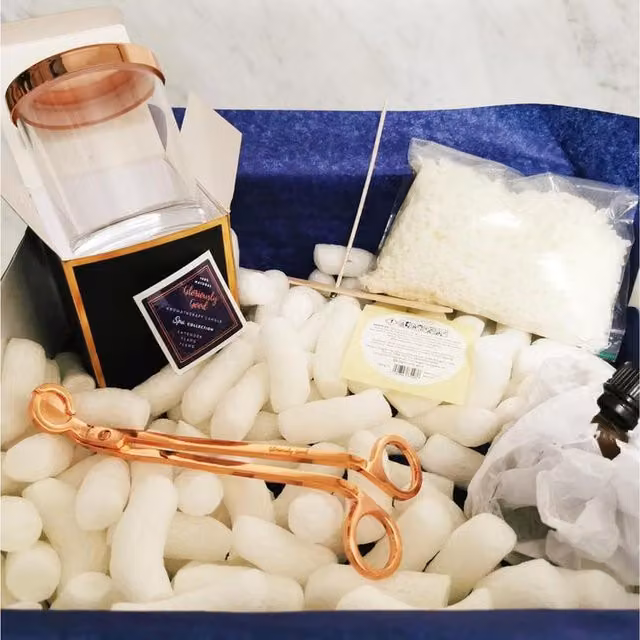 Gloriously Good Aromatherapy Candle Making Kit - White