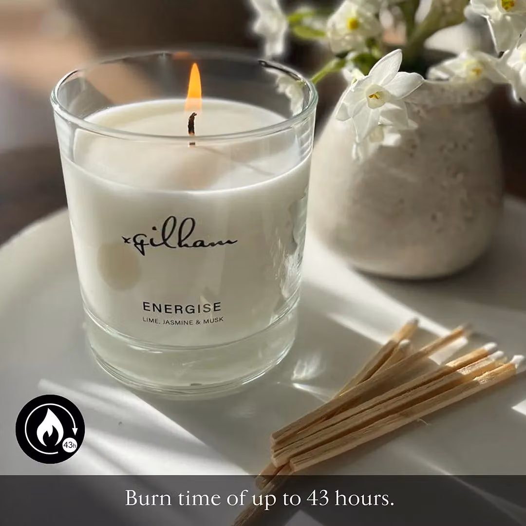 xgilham Fresh Scented Votive Candle in White, 200g – 2