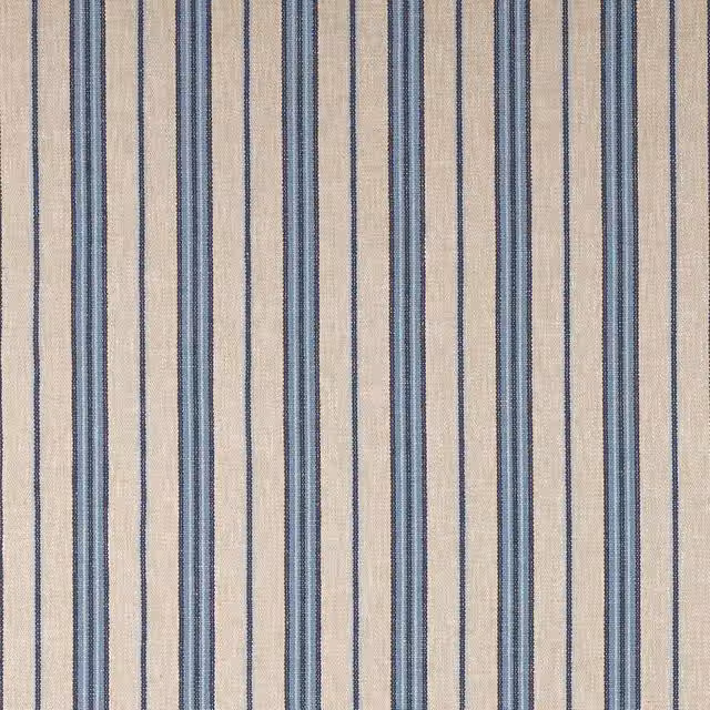Terrys Blue Striped Modern Woven Cotton Fabric Marseilles Denim