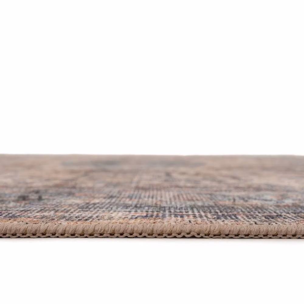Kukoon Duck Egg Blue Distressed Soft Pile Area Rug for Living Room or Bedroom, W: 120 cm, D: 170 cm – 3