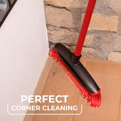 Vileda Pet Pro Always Clean Rubber Broom in Red – 3