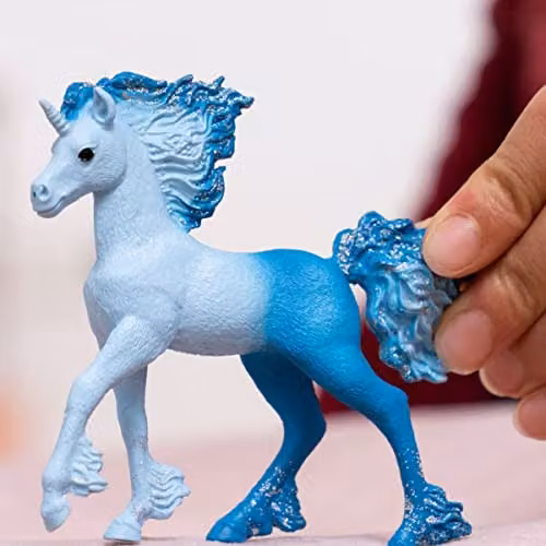 Schleich bayala Elementa Water Flames Unicorn Foal Multicolour Toy Figurine – 2