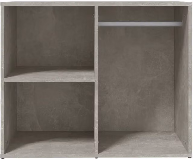 Berkfield Home Elegant Dressing Cabinet in Concrete Grey, W/D/H: 80 x 40 x 65 cm – 1