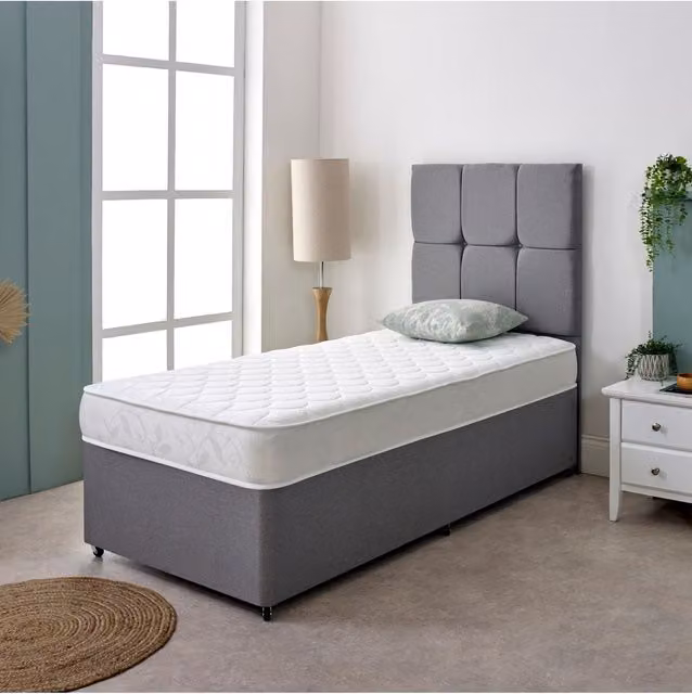 Starlight Beds Shell Value Hybrid Memory Foam and Spring Mattress in White, W/D/H: 140 x 200 cm – 1