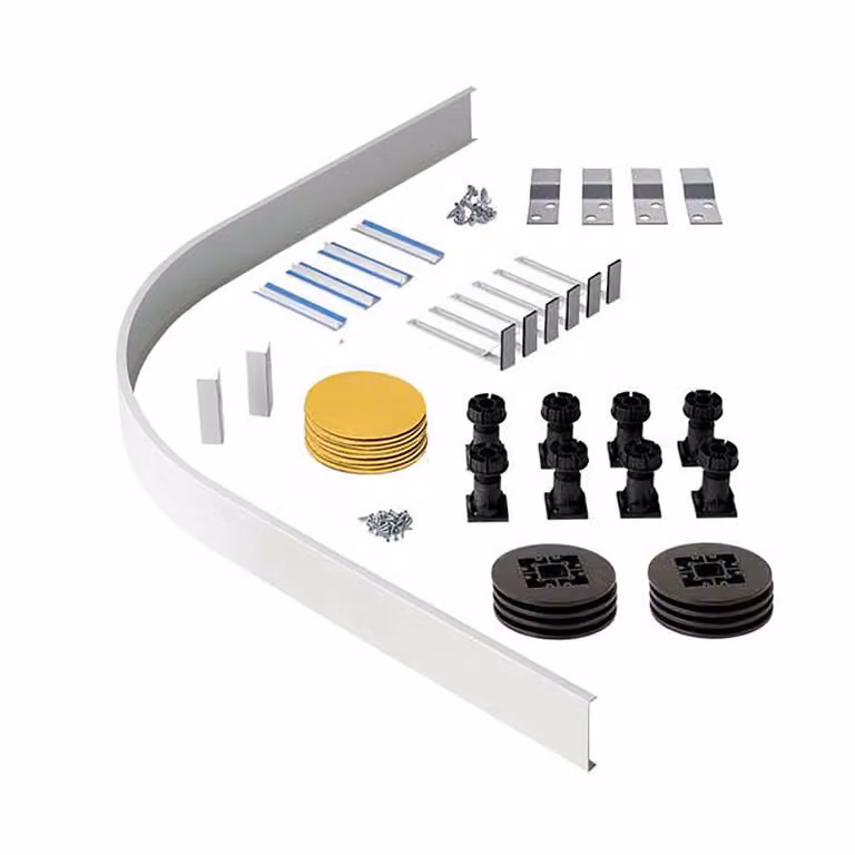 Kartell Riser Kit for Quadrant and Offset Shower Enclosure Trays, White