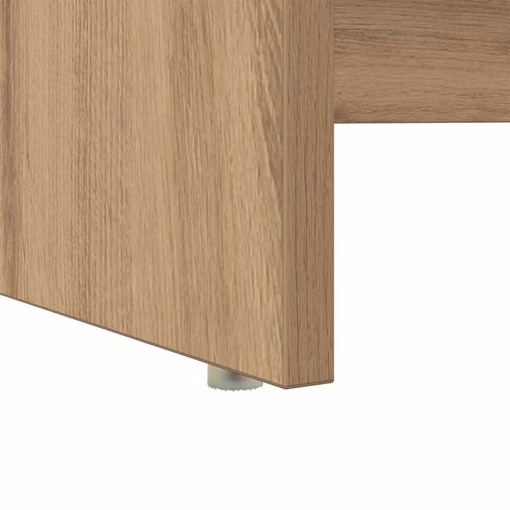 Berkfield Home Artisan Oak Writing Desk in Brown, W/D/H: 120.5 x 44 x 88.5 cm – 8