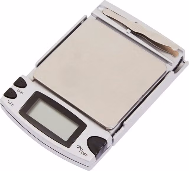 Orsina Silver Digital Small Pocket Kitchen Scales with Stainless Steel and Unit Conversion
