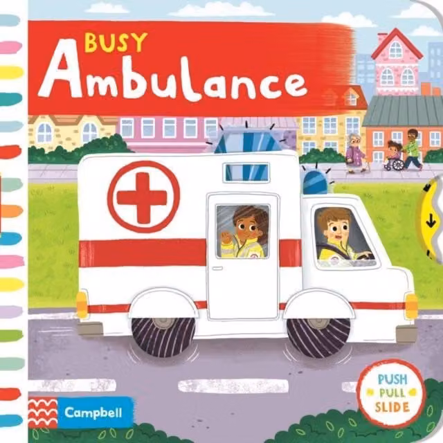 Campbell Books Busy Ambulance Board Book in Multicolour