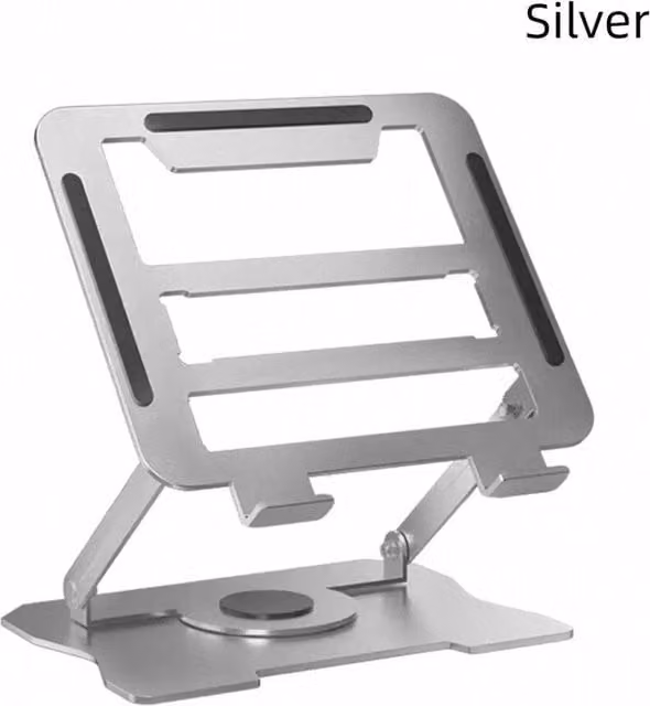 SPETLEK All Metal Portable Laptop and Tablet Stand in Silver – 1