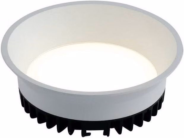 Netlighting Xanto Round Recessed LED Downlight, White, 4000K