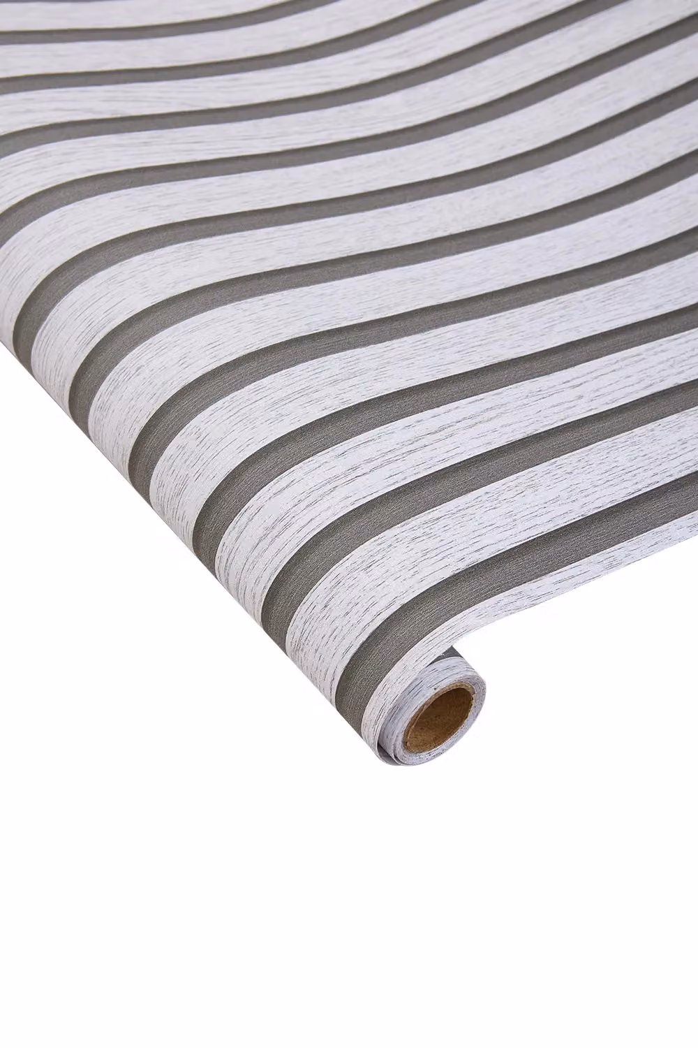 Living and Home White Wood Grain Stripe Self-Adhesive PVC Wallpaper, W: 0.6 m, L: 10 m – 2