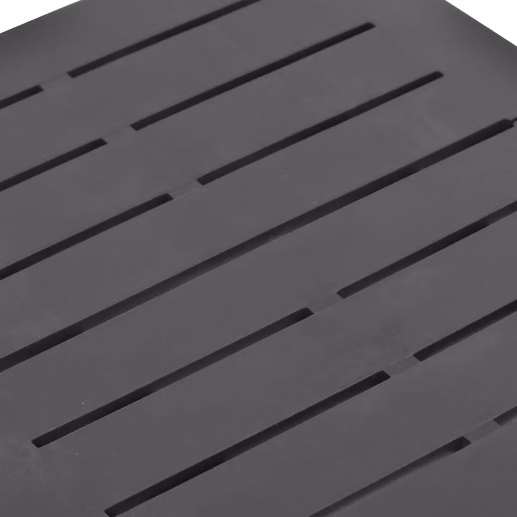 Berkfield Home Folding Garden Table in Anthracite and Black, W/D/H: 45 x 43 x 50 cm – 4