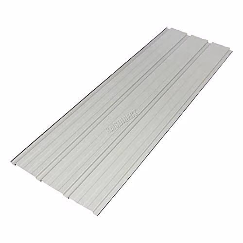 BIRCHTREE 24 Pack Corrugated Steel Roof Sheets, Grey, W: 450 mm, H: 1080 mm – 2