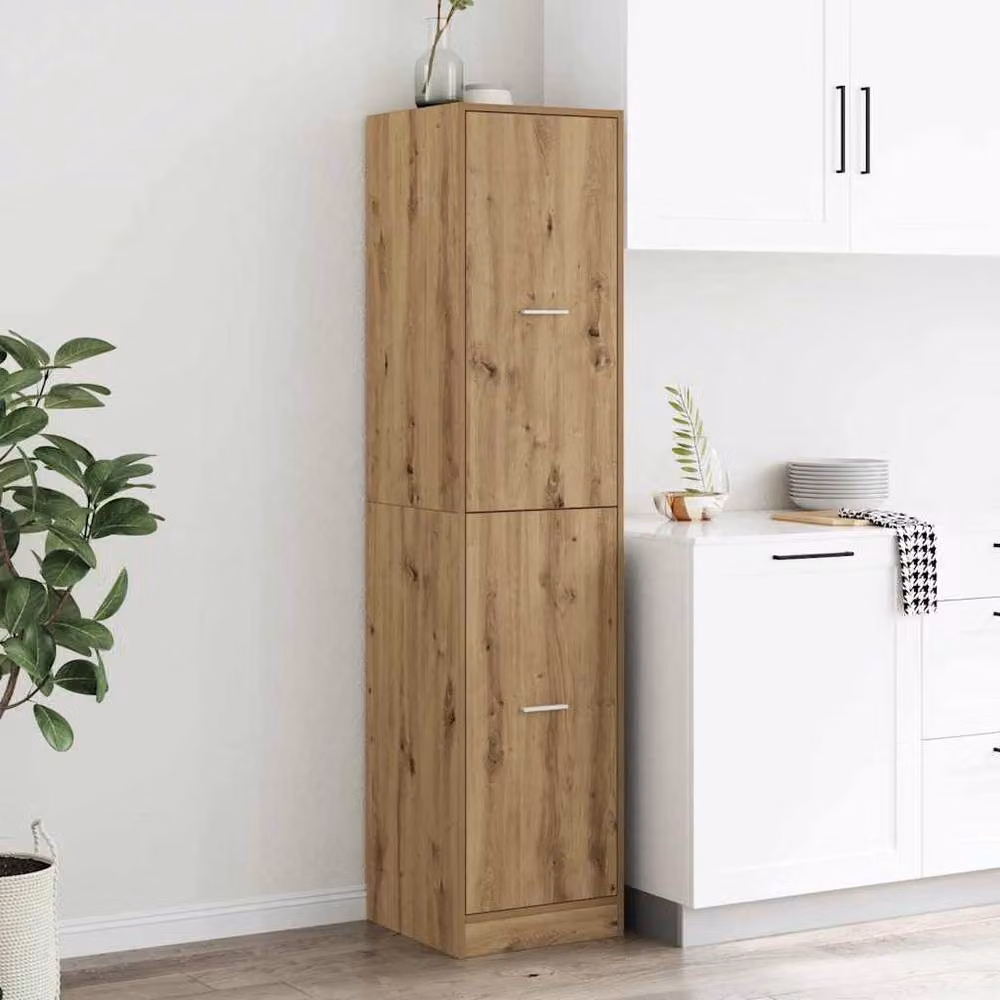 Berkfield Home Elegant Apothecary Cabinet in Artisan Oak, Brown, W: 40 cm, D: 41 cm, H: 174.5 cm – 2