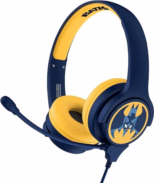 Batman Interactive Wired Headphones with 3.5 mm Jack - Blue