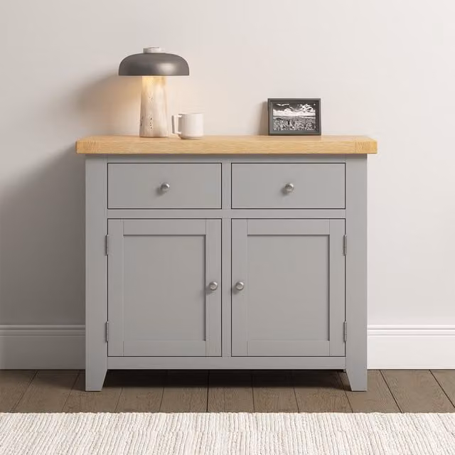 Seconique Classic Grey Wood Sideboard