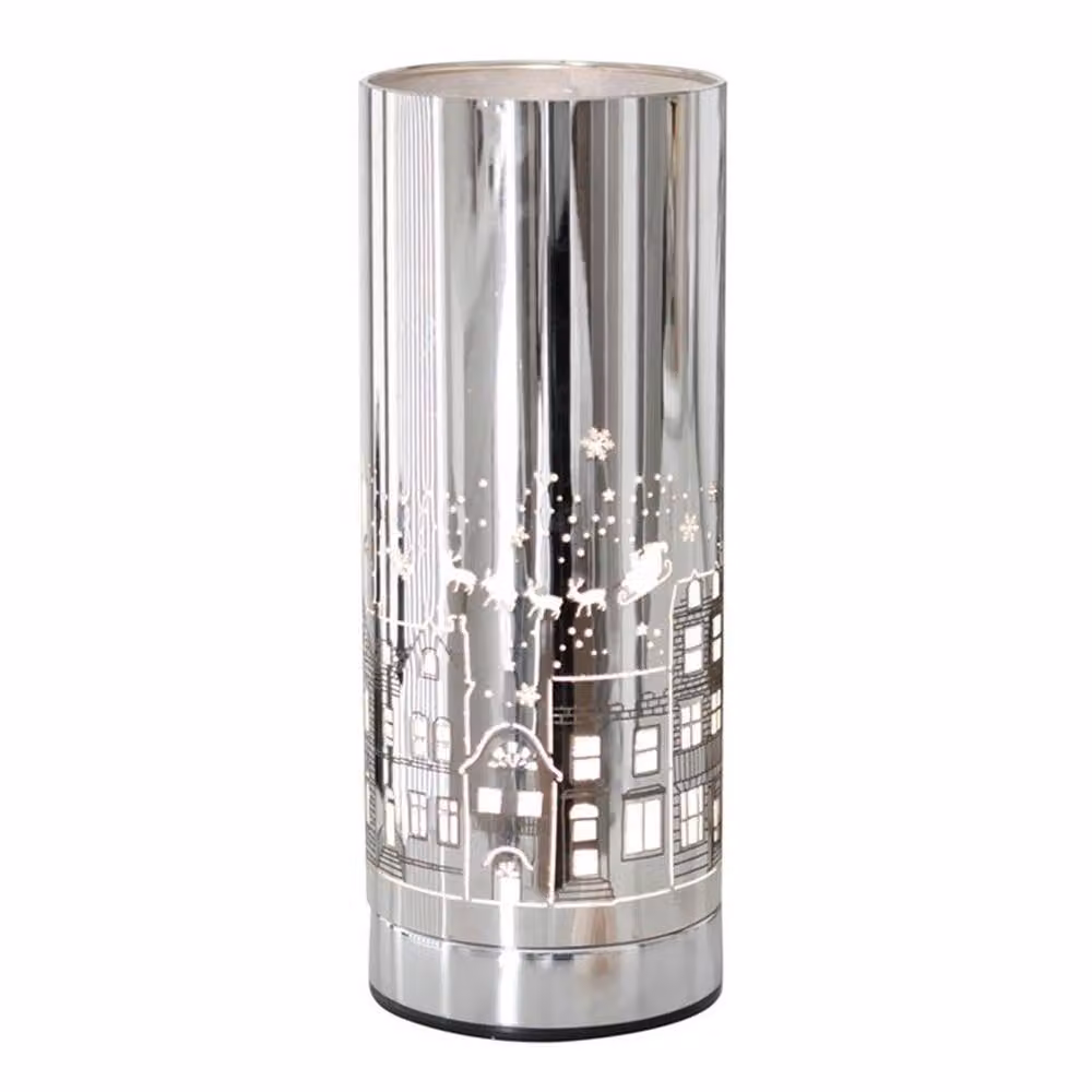 Uniqueful Christmas Village Electric Aroma Lamp in Silver – 2