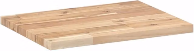 Berkfield Home Compact Floating Shelf in Brown Untreated Solid Acacia Wood, W/D/H: 40 x 30 x 2 cm