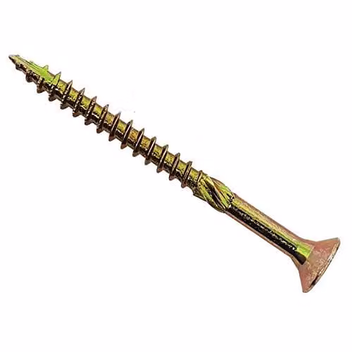 Forgefix Spectre Pozidriv Self-Countersinking Wood Screws, Gold, 5.0 x 50 mm (Box of 500)