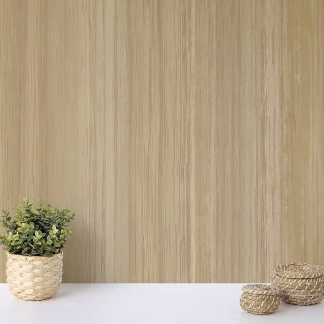 Wallquest Modern Abstract Striped Matt Wallpaper in Brown, Gold and Beige