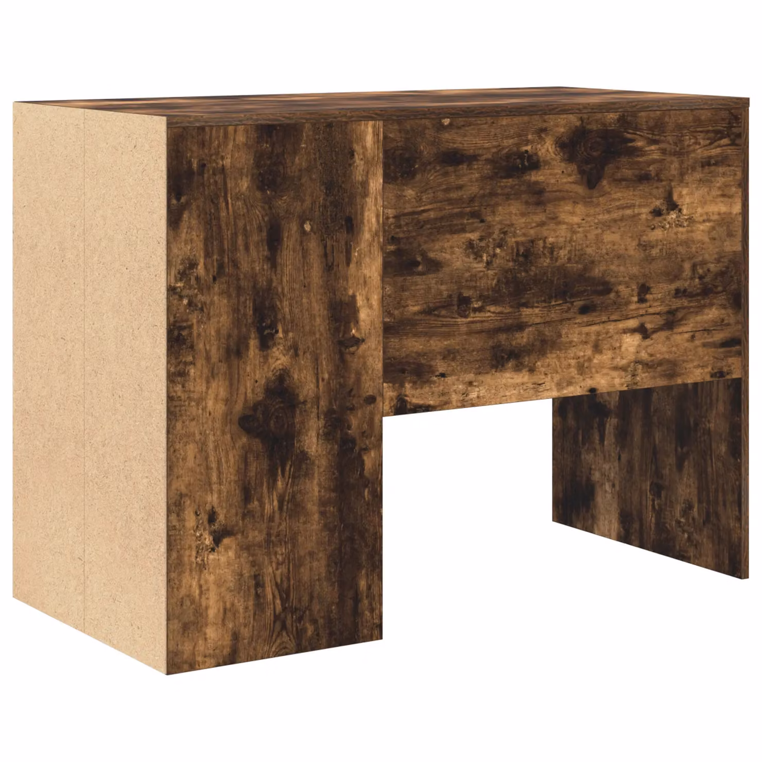 Berkfield Home Modern Writing Desk in Smoked Oak Brown, Engineered Wood – 4