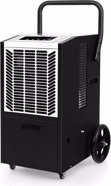Costway 66L Commercial and Industrial Dehumidifier in Black
